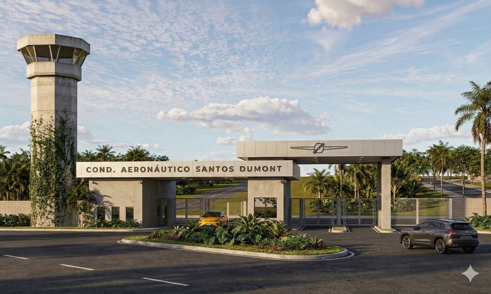 Entrada Condomínio Santos Dumont